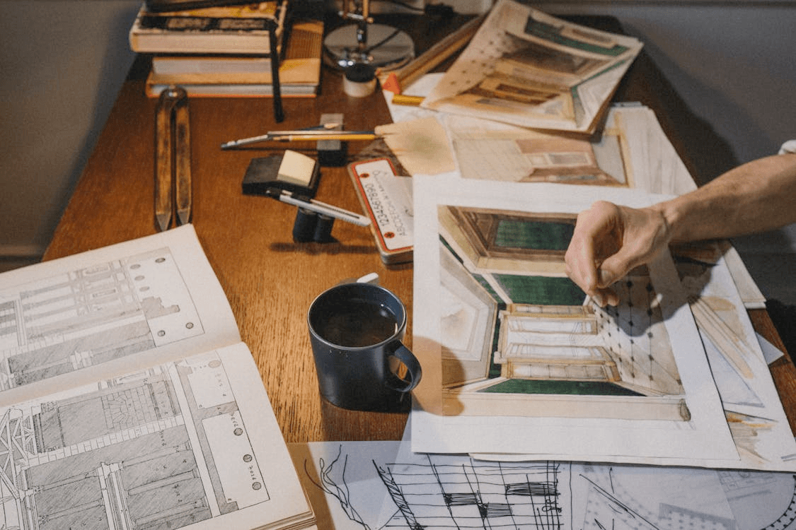 Find an interior designer by looking at their portfolio.